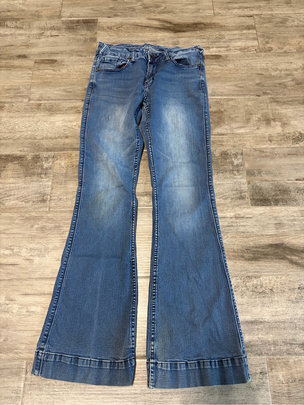 Cowgirl Tuff Women's Blue Flare Jeans